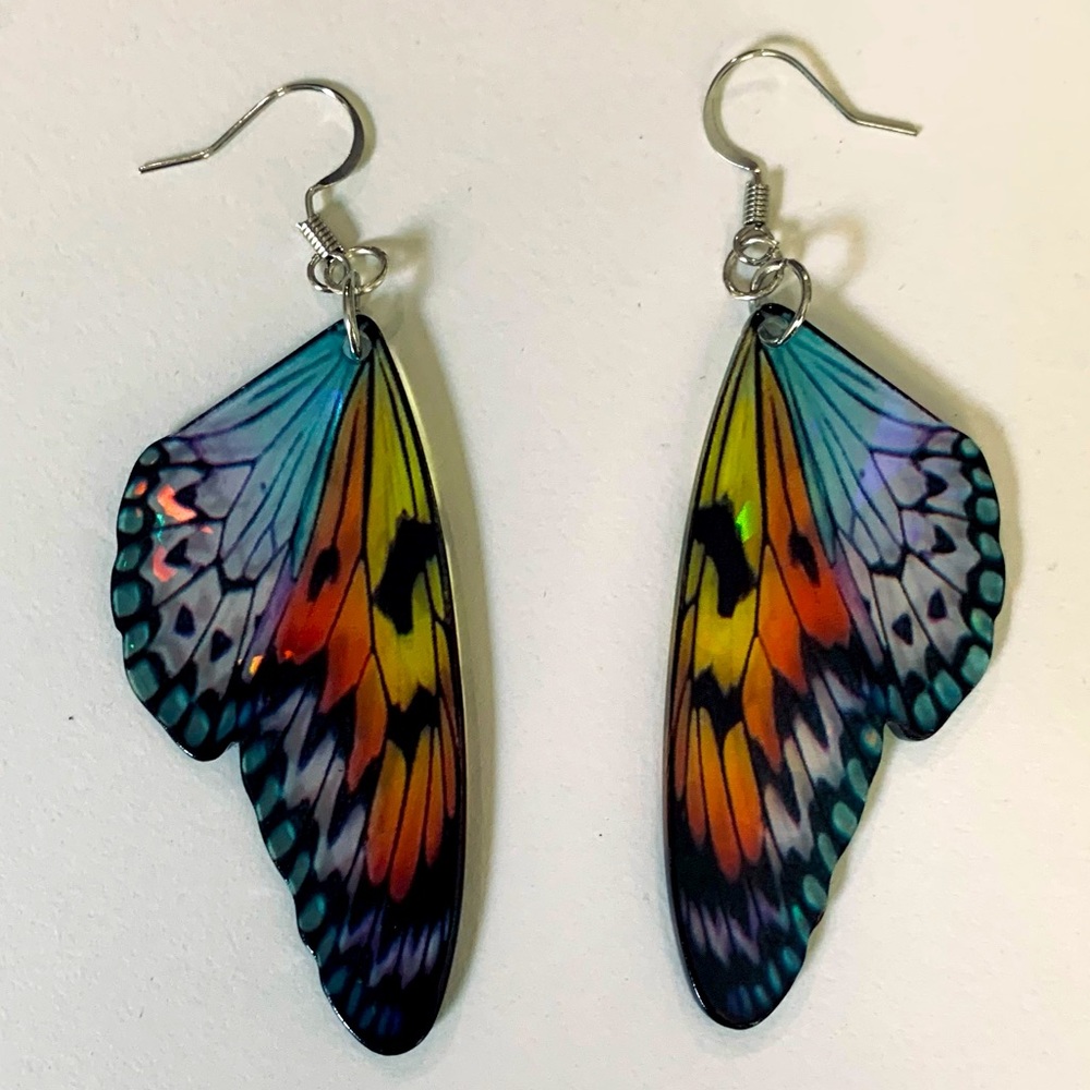 Handmade butterfly earrings